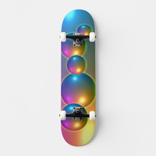 Spheres Shiny Skateboard (Voorkant)