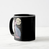 Sphinx Cat Horror Verhalen Mok (Voorkant links)
