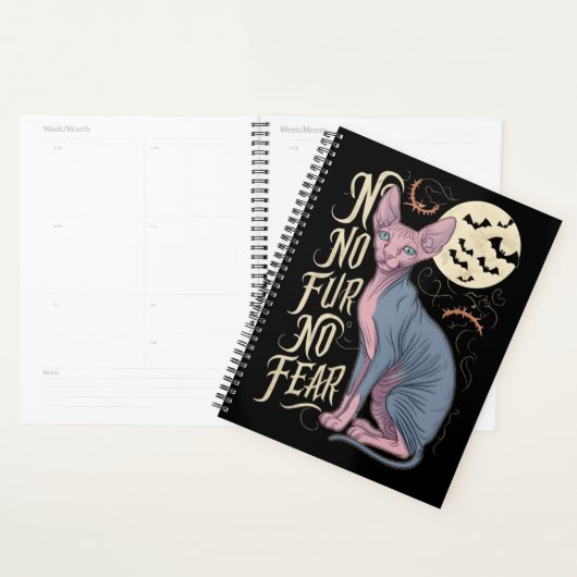 Sphinx Cat Horror Verhalen Planner (Display)
