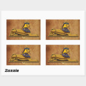 Sphinx du désert Stickers Égypte antique (Feuille)