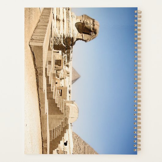 Sphinx en Giza Pyramids Planner (Achterkant)