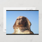 Sphinx Head Briefkaart (Voorkant / Achterkant)