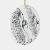  Sphinx-illustratie Keramisch Ornament (Rechts)