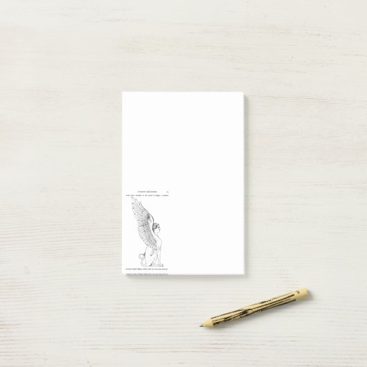  Sphinx-illustratie Post-it® Notes (Op bureau)