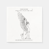  Sphinx-illustratie Servetten (Voorkant)