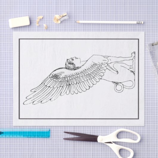 Sphinx-illustratie Tissuepapier (Craft)