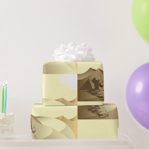 Sphinx in de woestijn cadeaupapier