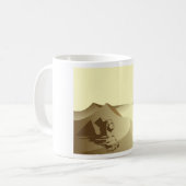 Sphinx in de woestijn koffiemok (Voorkant links)