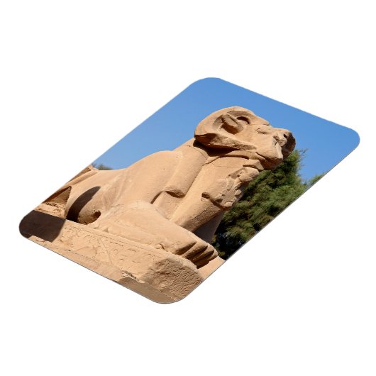 Sphinx in Karnak Temple - Egypte Magneet (Linkerzijde)