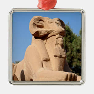 Sphinx in Karnak Temple - Egypte Metalen Ornament