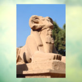 Sphinx in Karnak Temple - Egypte Raamsticker (Vel 3)