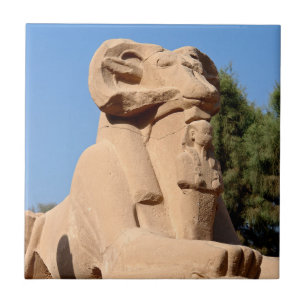 Sphinx in Karnak Temple - Egypte Tegeltje