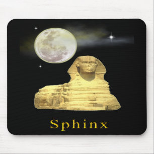 sphinx in night mousepad muismat