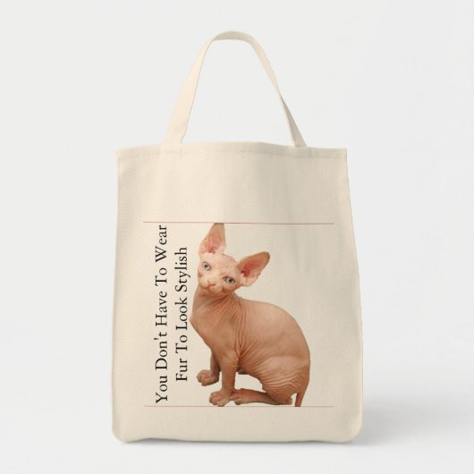 Sphinx-kat Tote Bag (Voorkant)