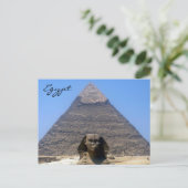 sphinx khafre briefkaart (Staand voorkant)