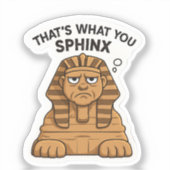 Sphinx Legendary Premium Vinyl Sticker (Voorkant)