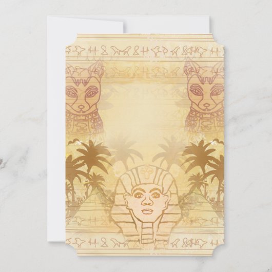 Sphinx of Giza Invitation Kaart (Voorkant)