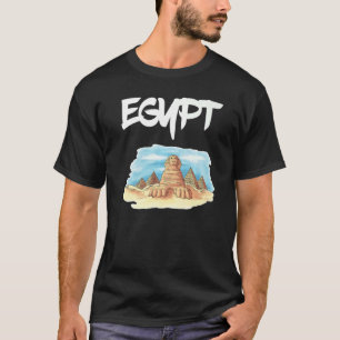 Sphinx Pyramids Oude Egyptische Egyptische Egyptis T-shirt