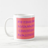 Sphinx Riddle Hashtag Mug (Gauche)