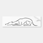 Sphinxing Greyhound Bumpersticker (Voorkant)