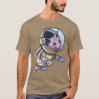 Sphyn Cat Astronaut T-shirt