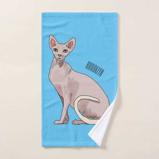 Sphynx cat (Serviette à main)