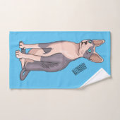 Sphynx cat (Serviette à main)