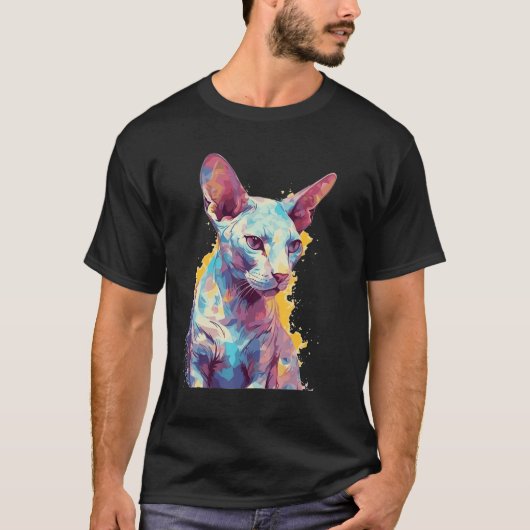Sphynx Cat 1 T-shirt (Voorkant)