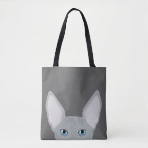 Sphynx Cat Allover Canvas tas