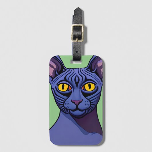 Sphynx Cat Bagagelabel (Voorkant (verticaal))