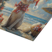 Sphynx Cat Christmas  Beach Snijplank (Hoek)