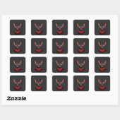 Sphynx Cat Half Cat, Half Devil, Master Sphynx #1 Vierkante Sticker (Vel)