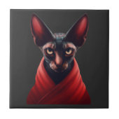 Sphynx Cat Half Cat, Half Devil, Master Sphynx #2 Tegeltje (Voorkant)