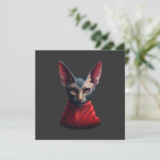 Sphynx Cat Half Cat, Half Devil, Master Sphynx #4 (Staand voorkant)