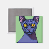 Sphynx Cat Magneet (Voorkant / Achterkant)