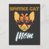 Sphynx Cat Mama draagt Bandana Briefkaart (Voorkant)