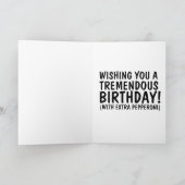 SPHYNX CAT - PIZZA LIVRAISON CARTE D'ANNIVERSAIRE (Intérieur)