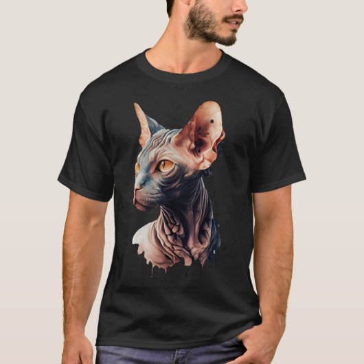 Sphynx Cat T-shirt (Voorkant)