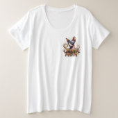 Sphynx Chat Maman Mode femme Blanc (Design devant)