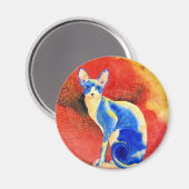 Sphynx Chat n° 1 Magnet (Recto/Verso)