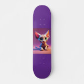Sphynx chaton chaton sans cheveux Skateboard Deck (Devant)