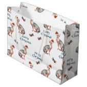 Sphynx Haarloze Kat Sinterklaas Pet Kerst Groot Cadeauzakje (Voorkant Gekanteld)