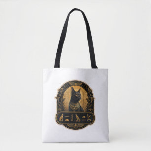 Sphynx Kat Canvas Tassen Egyptische Esthetiek