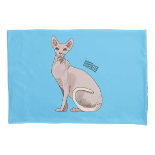 Sphynx kat cartoon illustratie  kussensloop