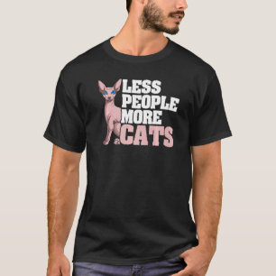 Sphynx kat eigenaar fokker haarloos huisdier minde t-shirt