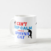 Sphynx Kat Grappige Mok (Voorkant links)