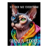 Sphynx kat hangt los verjaardag