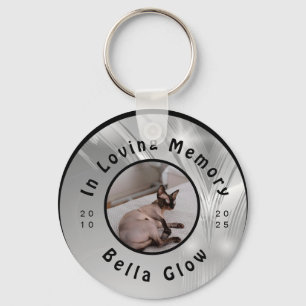 Sphynx-kat Herdenkingszilver Herinneringskunst Sleutelhanger