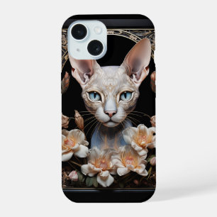 Sphynx-kat iPhone 15 Hoesje