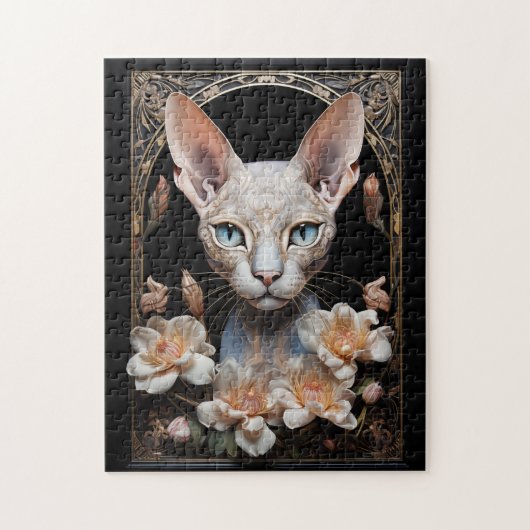 Sphynx-kat Legpuzzel (Verticaal)